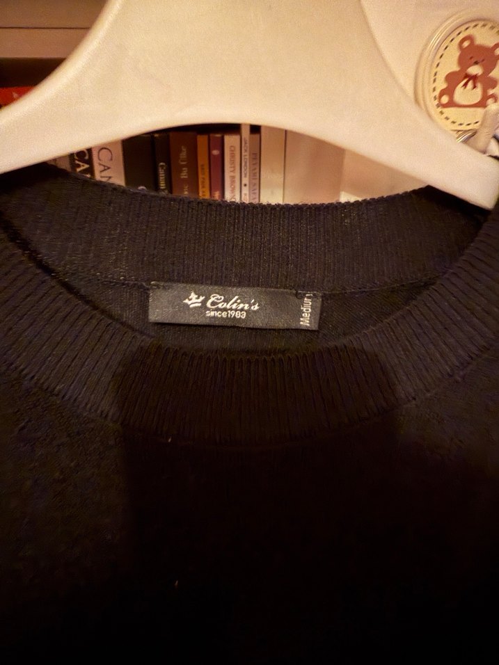 Colins Siyah Triko Uzun Elbise - Görsel 3