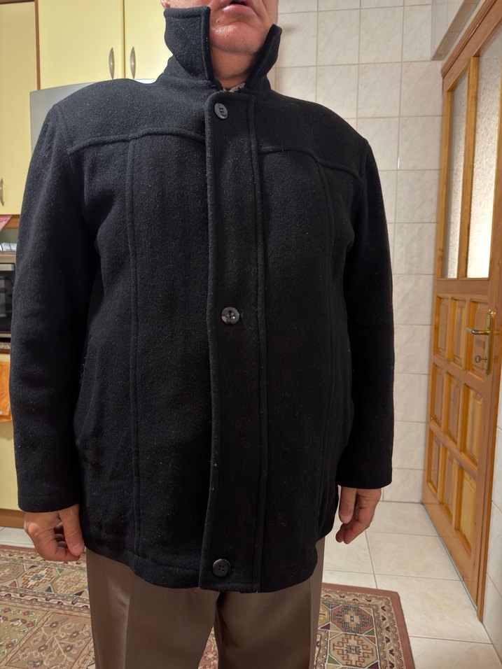 52 ve 54 bedene uyumlu erkek kaşe mont - Görsel 2