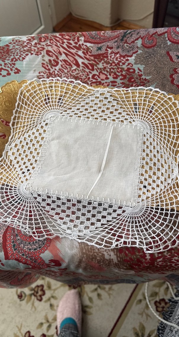 El Yapımı kahve sunum peçetesi - Görsel 2