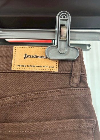 Stradivarıus Kahverengi Kot Pantolon - Görsel 3