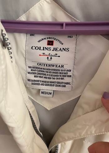 Colins markası beyaz mont - Görsel 2
