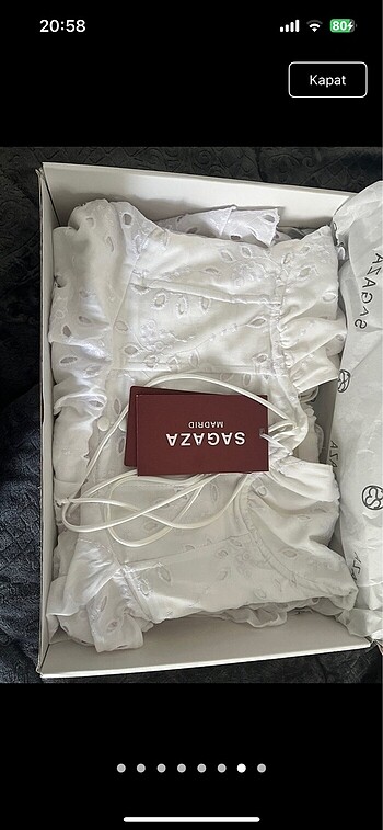 Sagaza mini elbise - Görsel 6