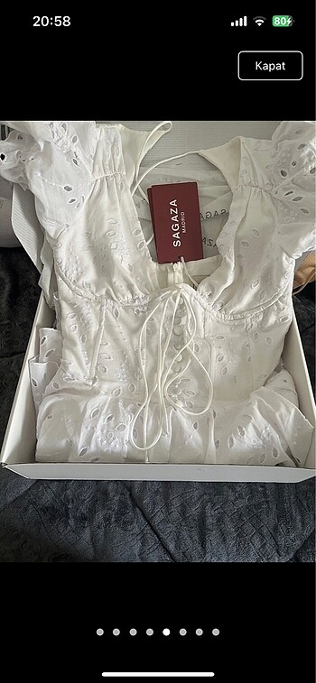 Sagaza mini elbise - Görsel 5