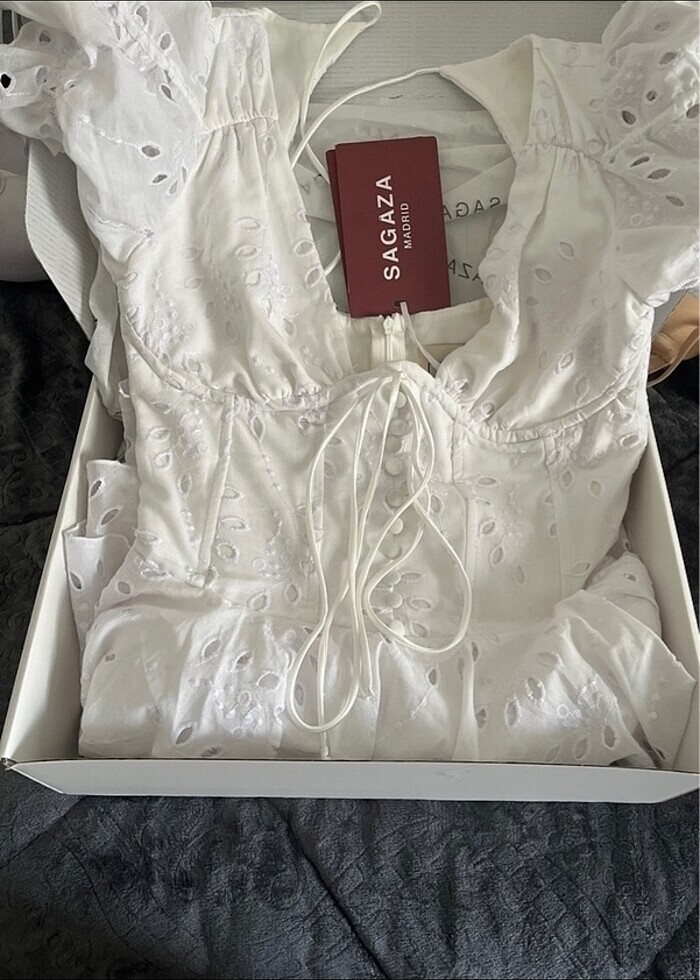 Sagaza mini elbise - Görsel 5