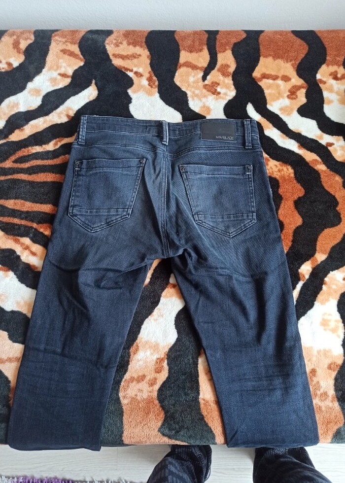 Mavi kot pantolon  - Görsel 3