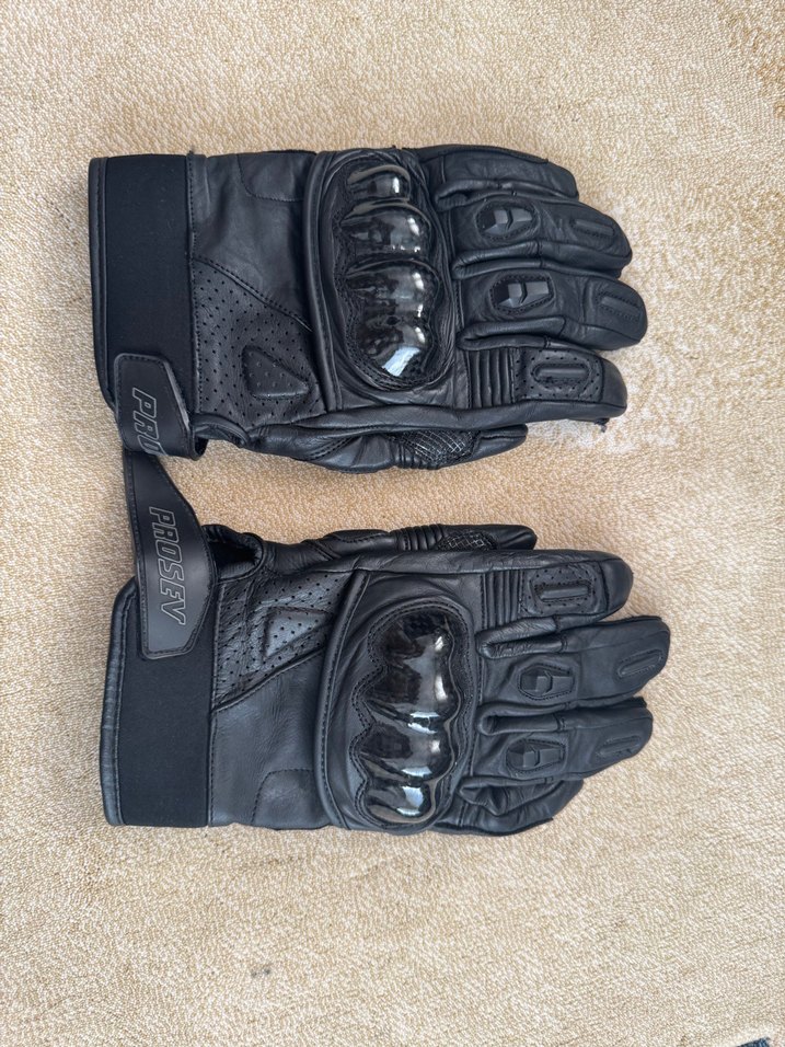 Prosev Siyah Erkek Motosiklet Eldiveni - Görsel 2