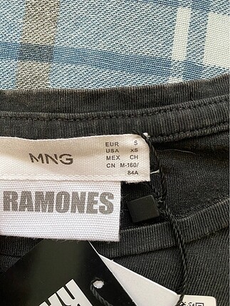 s Beden gri Renk Mango ramones t-shirt