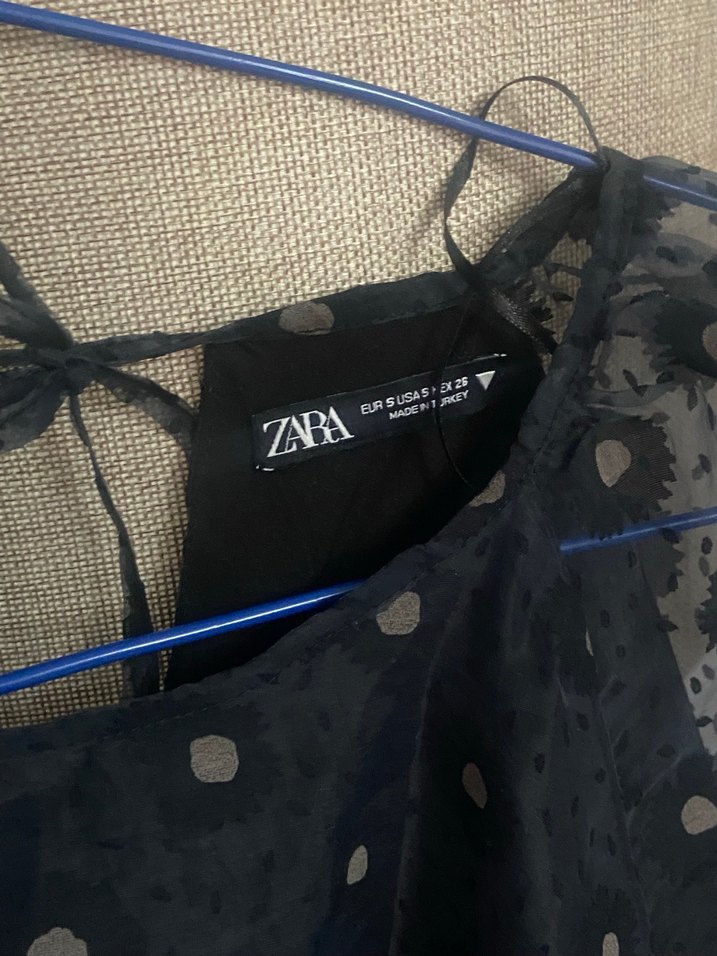 Nakışlı Siyah Midi Mini Elbise - Görsel 5