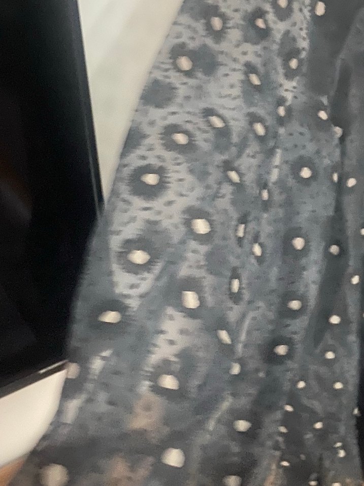 Nakışlı Siyah Midi Mini Elbise - Görsel 3