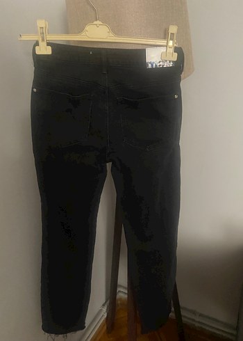 Siyah Regular Fit Kadın Denim Pantolon - Görsel 6