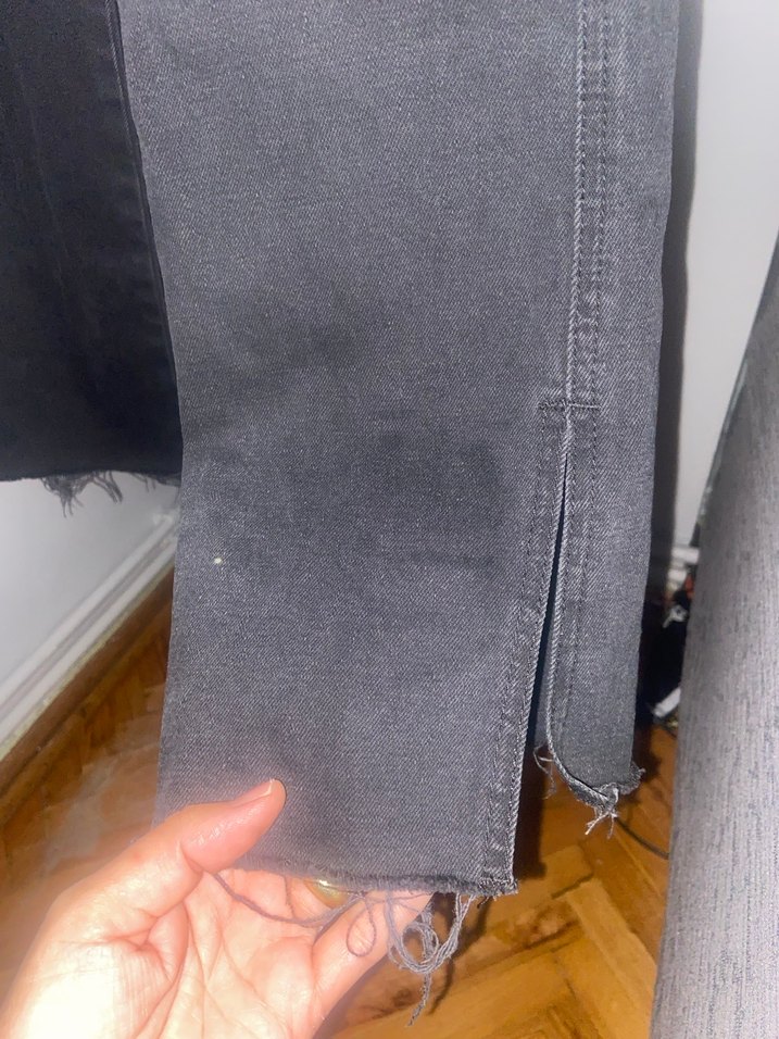 Siyah Regular Fit Kadın Denim Pantolon - Görsel 5