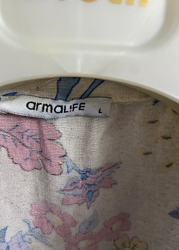 Çiçek Desenli Kısa Kollu Bohem gömlek - Görsel 4