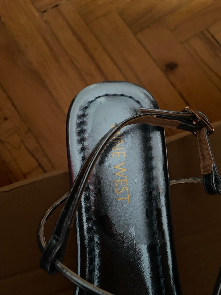 Mavi Rugan Kadın Dolgu Topuklu Sandalet - Görsel 5