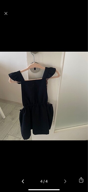 24-36 Ay Beden siyah Renk Zara elbise