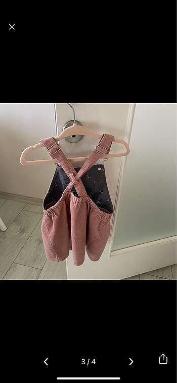 24-36 Ay Beden Zara kadife elbise