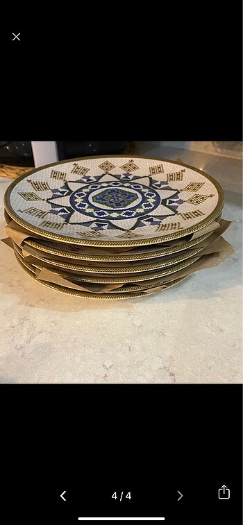  Beden 6 lı sıfır pasta tabağı
