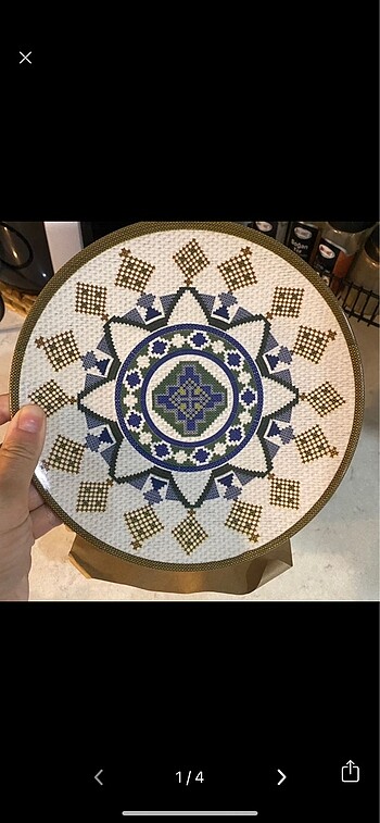 6 lı sıfır pasta tabağı