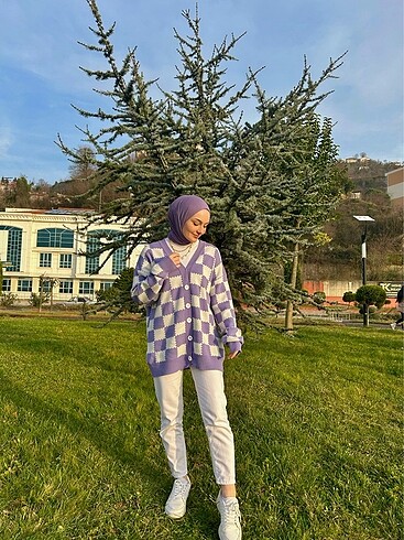 Diğer Lila uzun hırka