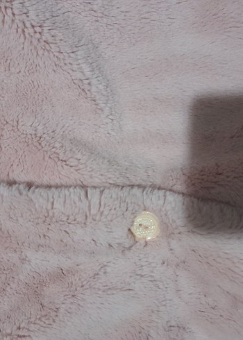 Pembe Peluş Kadın Kaban - Görsel 2