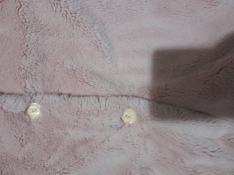 Pembe Peluş Kadın Kaban - Görsel 2