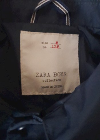 Erkek Lacivert Düğmeli Yağmurluk - Görsel 2