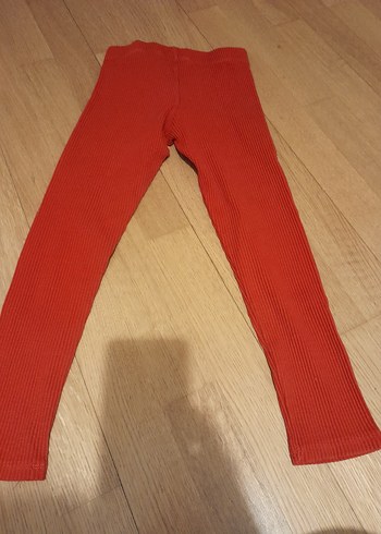 Kız Çocuk Kırmızı Fitilli Tayt - Görsel 2