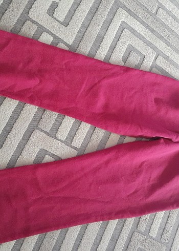 Kız Çocuk Pembe Rahat Eşofman Altı - Görsel 2