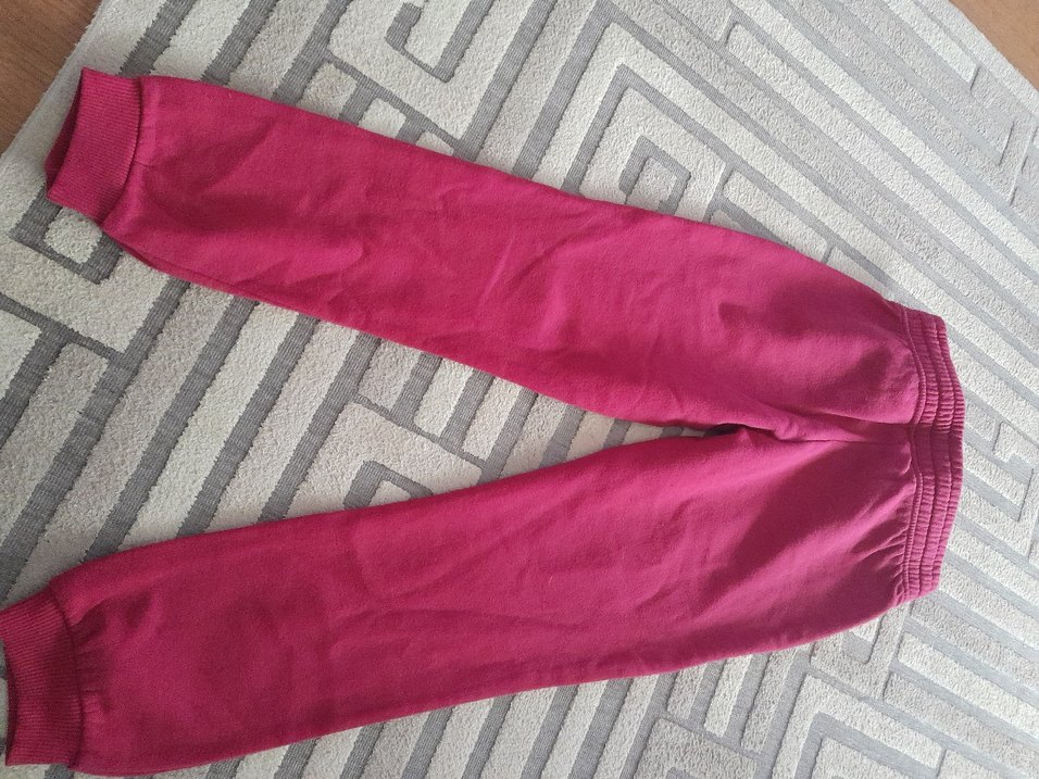 Kız Çocuk Pembe Rahat Eşofman Altı - Görsel 2