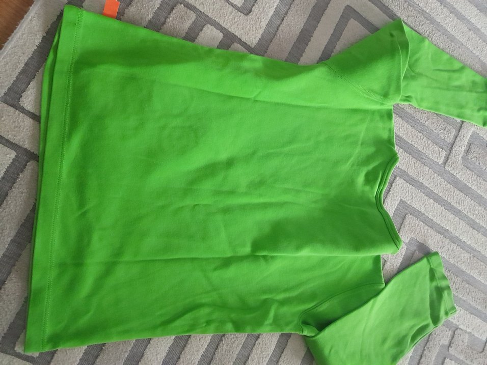 Yeşil Erkek Çocuk Sweatshirt, Baykuş Baskılı - Görsel 3