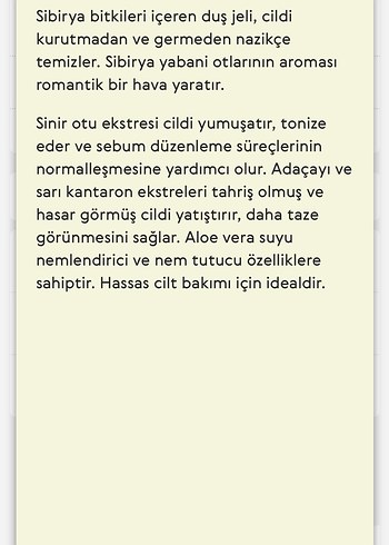 Yves Rocher Siberian Wellness Nemlendirici Duş Jeli 300 ml