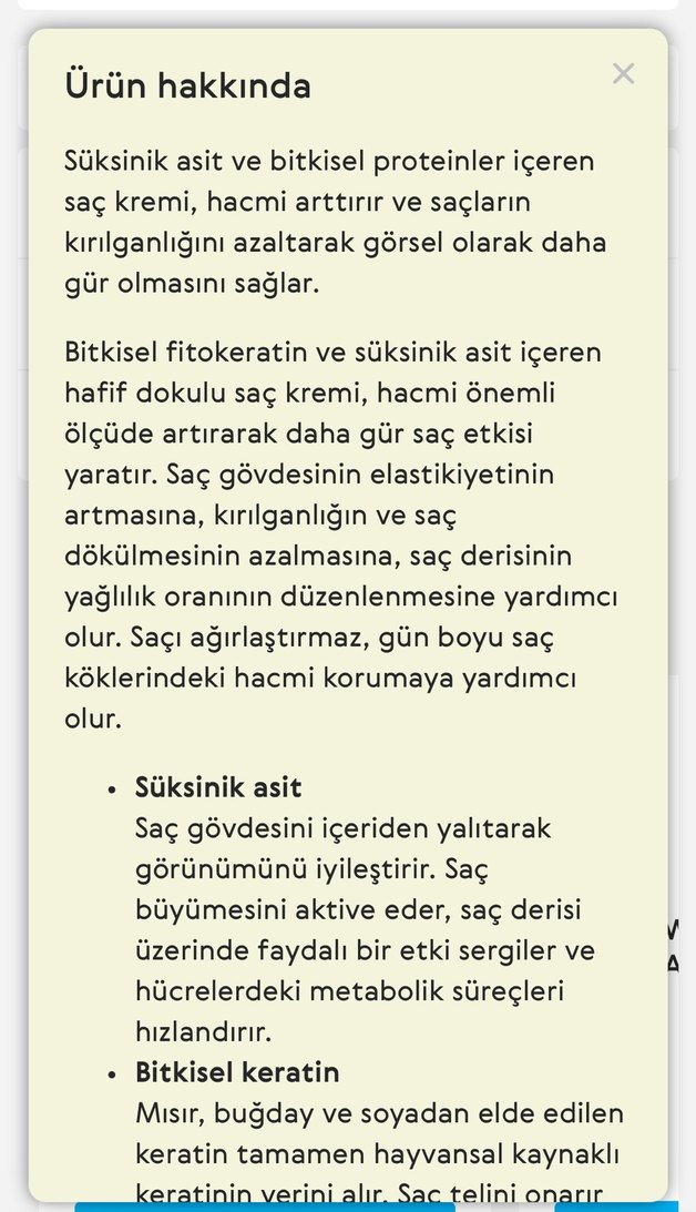 Hacim veren saç kremi - Görsel 2