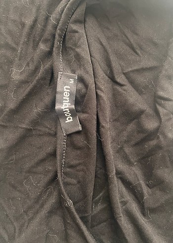 Siyah tek kollu dar bluz - Görsel 3