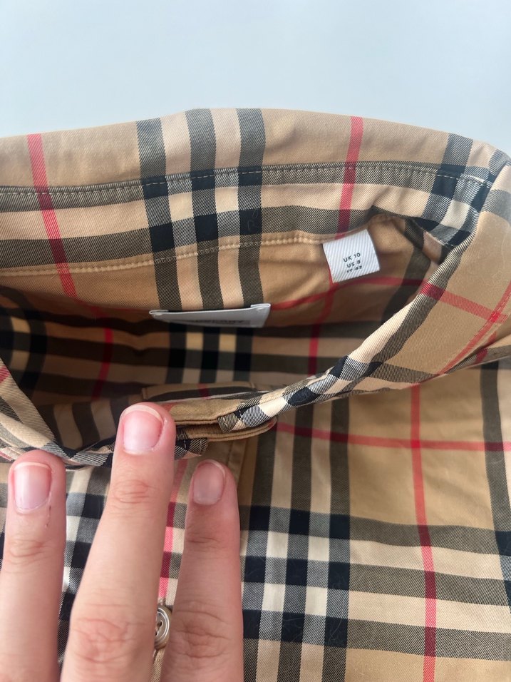 Düğmeli Kareli Kadın Gömlek Elbise - Görsel 4