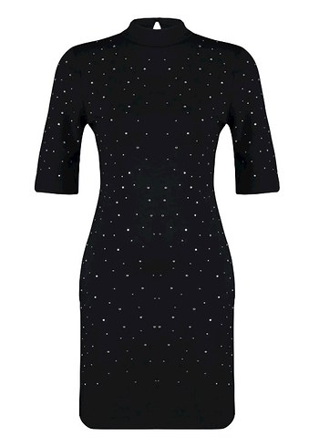 Milla siyah elbise - Görsel 2