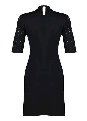 Milla siyah elbise - Görsel 3