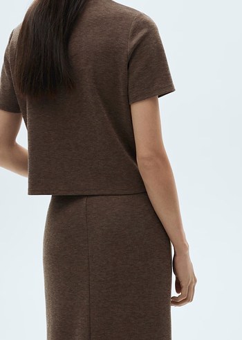 Mango kahverengi ikili takım - Görsel 3