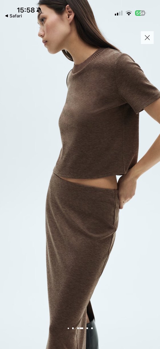 Mango kahverengi ikili takım - Görsel 2