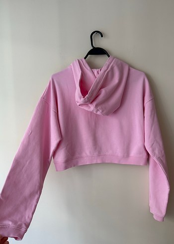 LES BENJAMINS Pembe Kapüşonlu Kadın Sweatshirt - Görsel 6