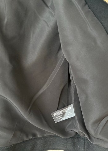 ZARA Siyah Fermuarlı Kısa Kadın Ceket - Görsel 5