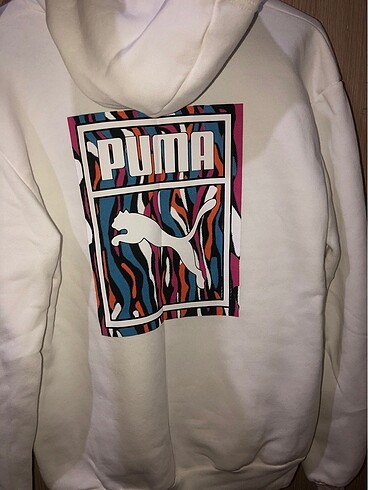 l Beden Sırt baskılı Puma kapüşonlu sweatshirt