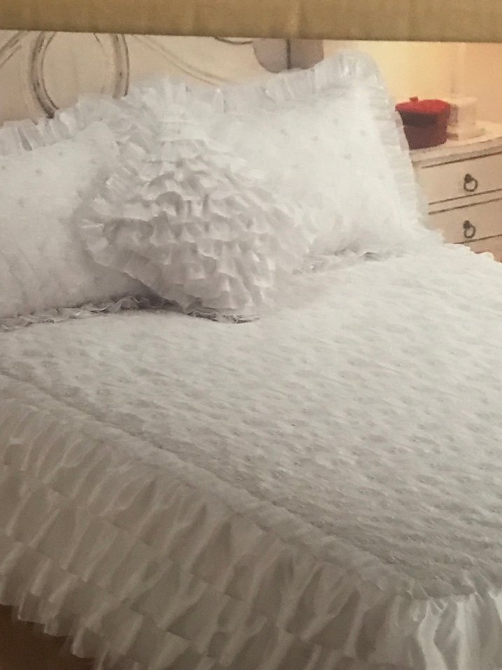 Ceyizlik yatak örtüsü seti - Görsel 5