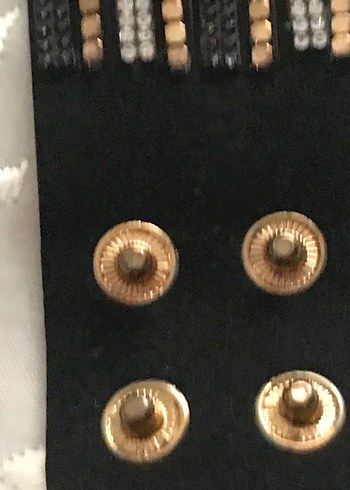 Yılan Desenli Parlak Siyah Bileklik - Görsel 7