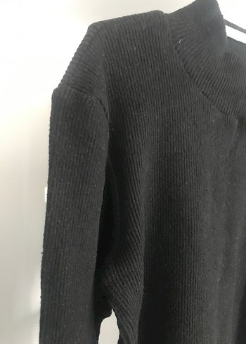 siyah triko kazak - Görsel 3