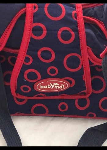 Kırmızı Baskılı Bebek bakım çantası - Görsel 5