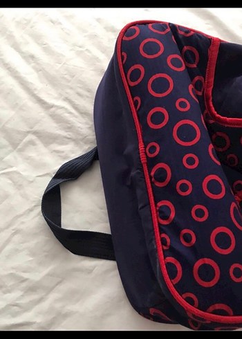 Kırmızı Baskılı Bebek bakım çantası - Görsel 2