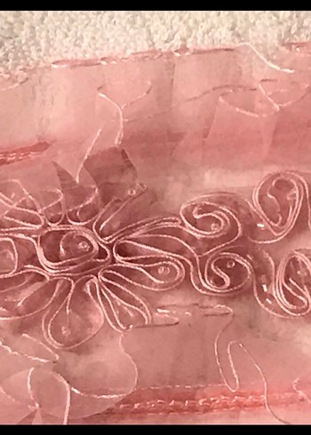 Nakışlı Pembe Bohem Havlu Seti - Görsel 2