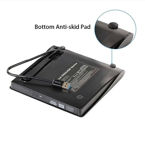  Beden Harici Dvd Rw Usb 3.0 Ultra İnce Cd Dvd Yazıcı Okuyucu