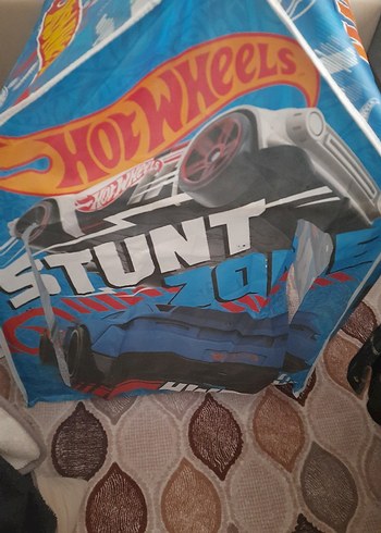 Mavi Parlak Hot Wheels Stunt Oyun Çadırı - Görsel 3