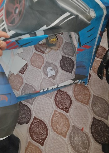 Mavi Parlak Hot Wheels Stunt Oyun Çadırı - Görsel 4