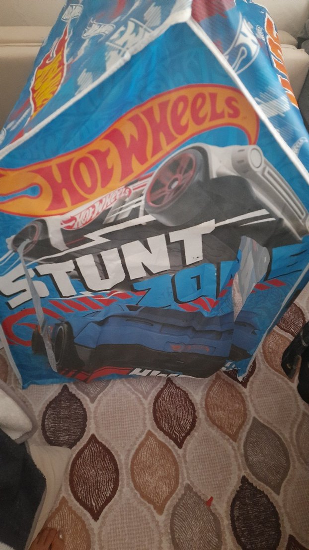 Mavi Parlak Hot Wheels Stunt Oyun Çadırı - Görsel 3